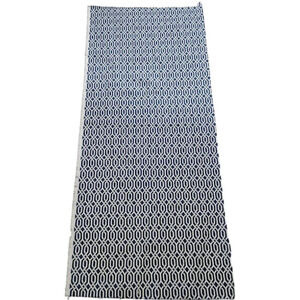 Piece Navy Blue White 1 YD 30 inches x 28 width Trellis Design Fabric